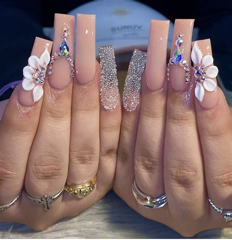 Find images and videos about <strong>nails</strong>, long <strong>nails</strong> and acrylics on We Heart It - the app to get lost in what you love. . Quinceanera nail ideas